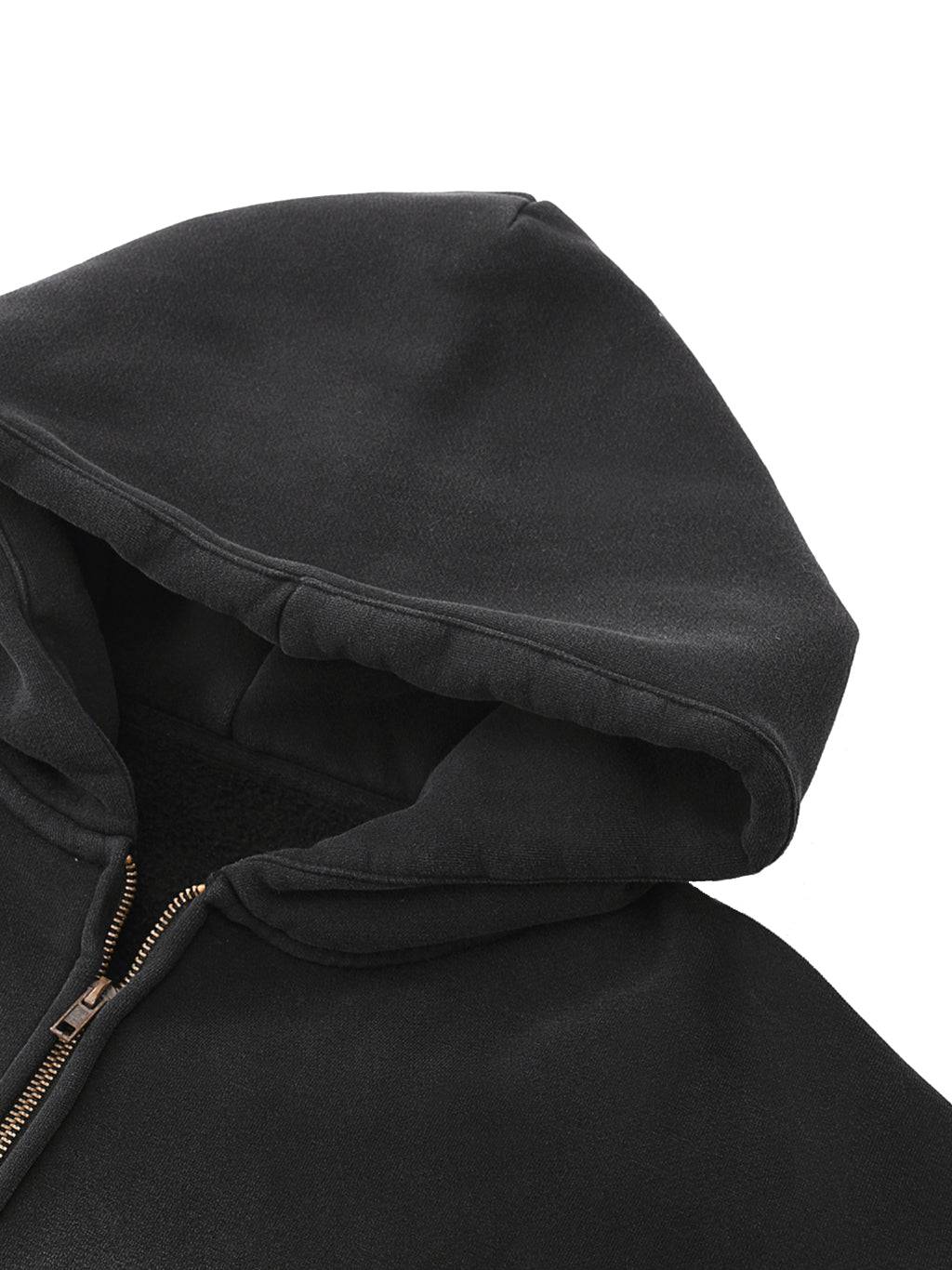 X Zip-Through Boxy Hoodie