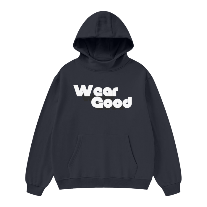 Weargood High Neck Fleece Hoodie - Crossxnails Weargood