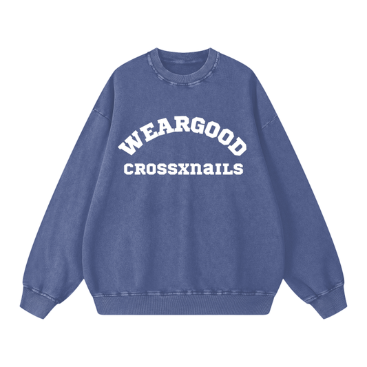 Crossxnails Weargoo Oversize Sweatshirt - Crossxnails Weargood