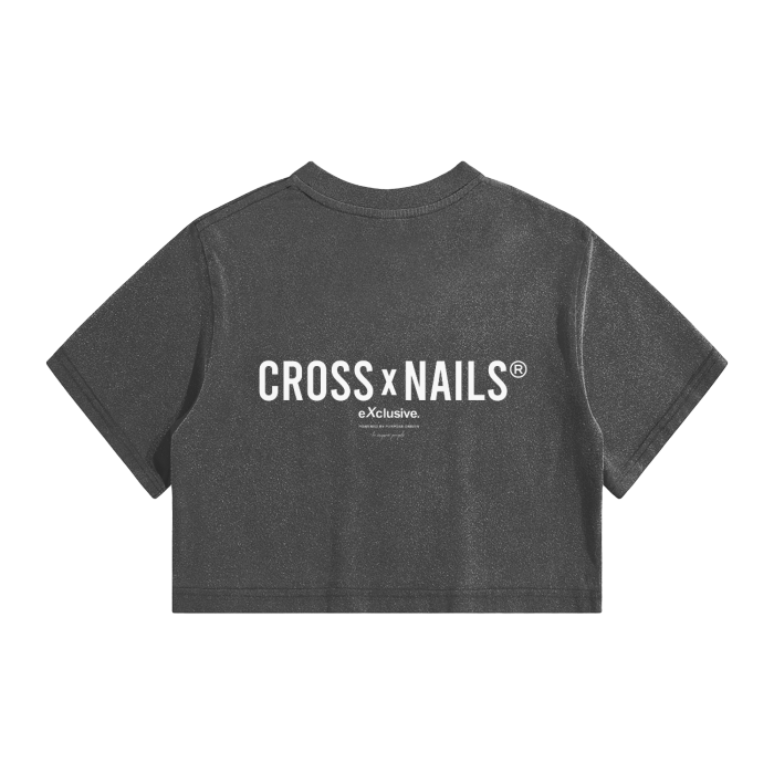 Crossxnails Crop Top T-Shirt - Crossxnails Weargood