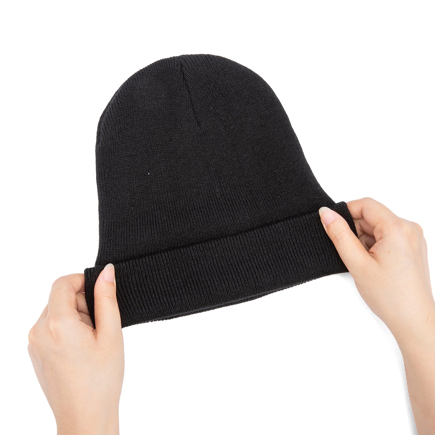 Streetwear Custom High-quality Knit Beanie - Crossxnails Weargood Black Beauty / ONE SIZE ODMPOD