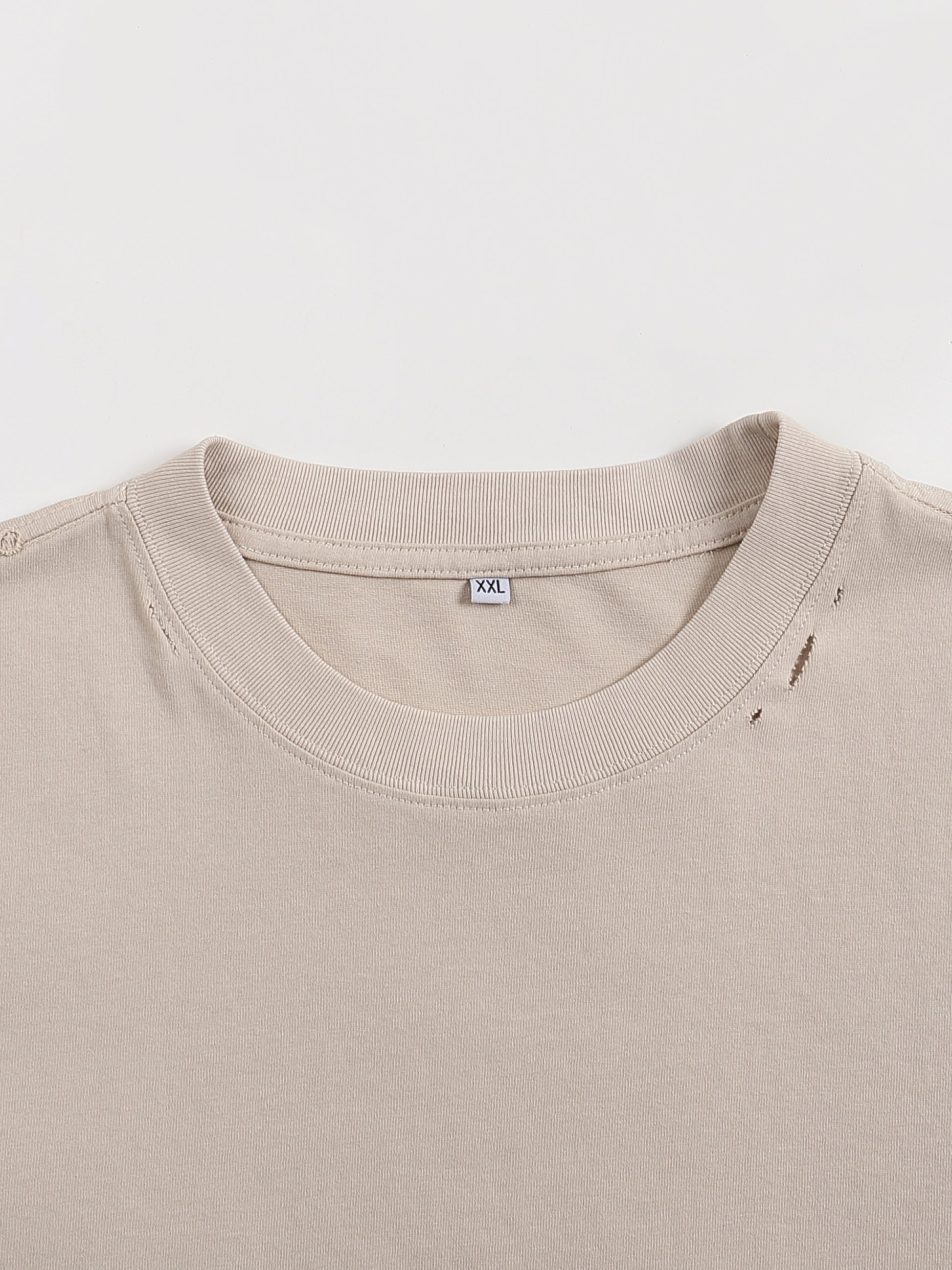 Classic Frayed Boxy Tee - 250 GSM - Crossxnails Weargood